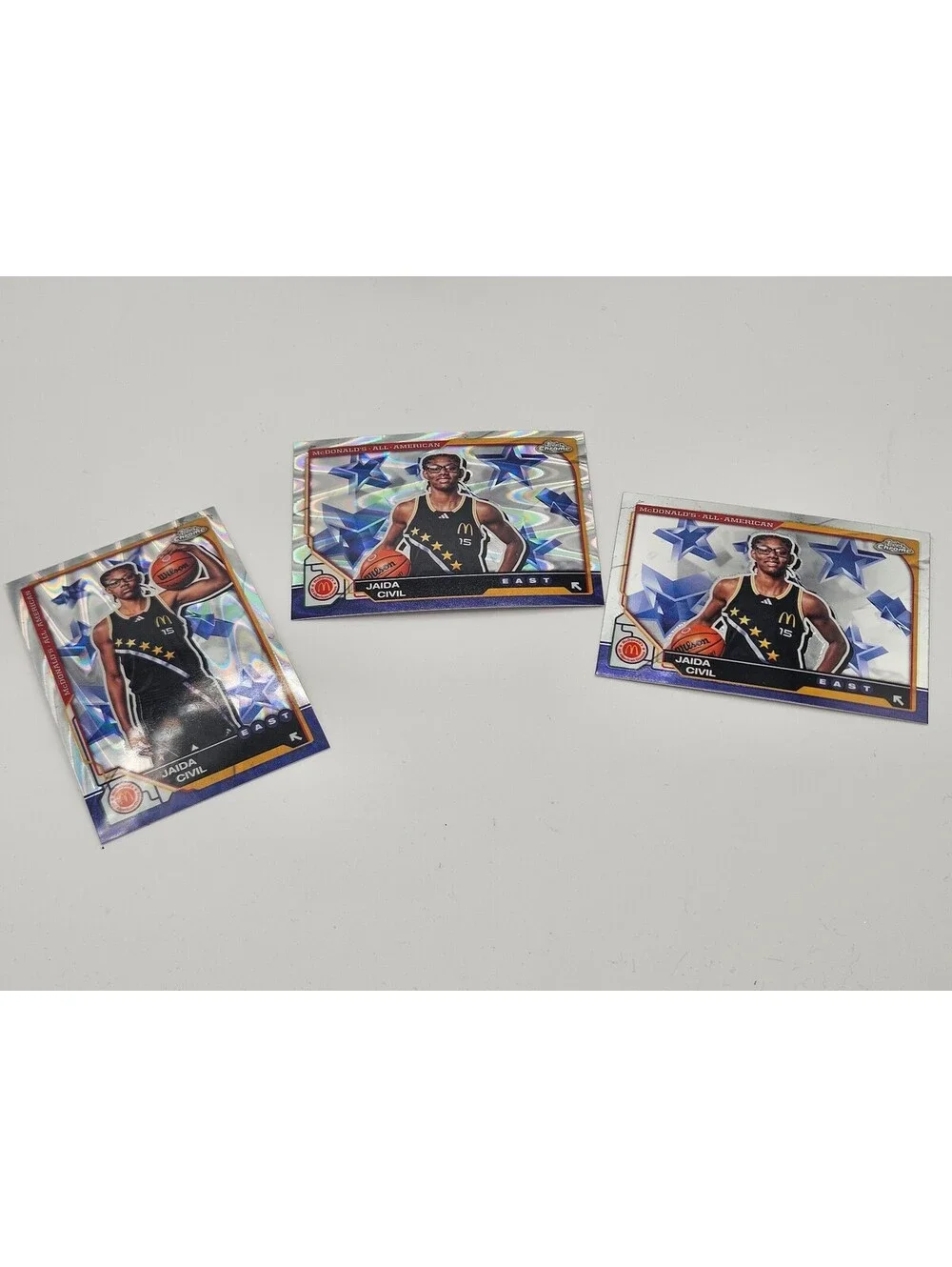 2025 Topps Chrome Jaida Civil McDonalds All American Lot